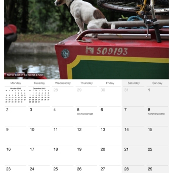SerenArts Gallery 2015 Calendar of Bradford on Avon with photographs by Serena Pugh