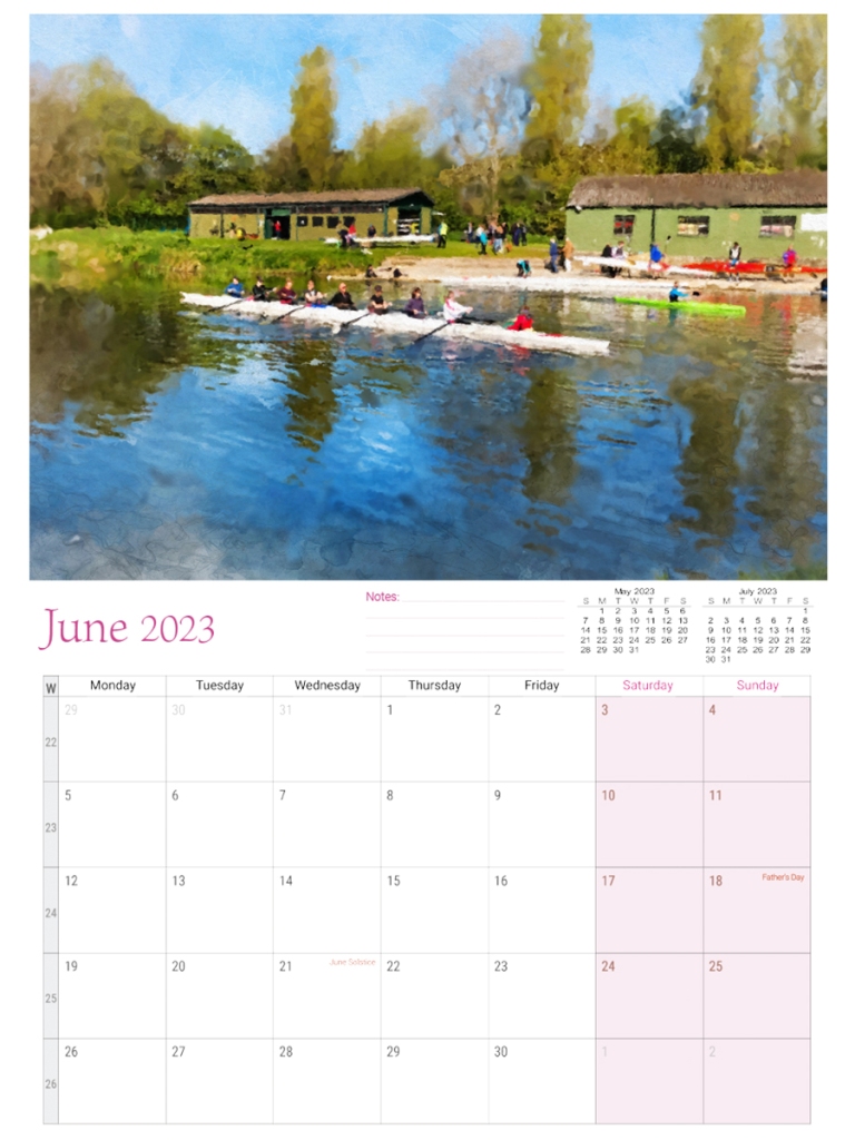 serena pugh 2023 photographic artwork calendar